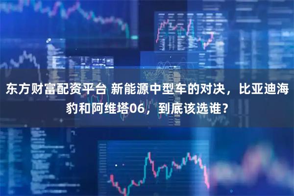 东方财富配资平台 新能源中型车的对决，比亚迪海豹和阿维塔06，到底该选谁？